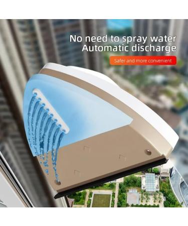 Magnetic Glass Window Cleaner Double Sided Household Automatic Drainage Wiper Glass Window Washer Window Cleaning Tool 15-26mm - Buy Online on SooperMarket.com