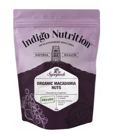 Indigo Herbs Organic Macadamia Nuts 500g