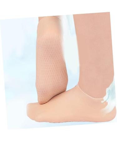 Healeved 3 Pairs Moisturizing Socks Non Socks Spa Socks Foot Socks Moisturizing Overnight Moisturizer Socks Foot Care Gel Socks for Dry Cracked Feet Women Foot Mask Sole of Foot Lotion Sebs - Buy Online on SooperMarket.com