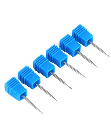 6pcs Tungsten Steel Electric Nail Art Drill Heads | Manicure Grinding Tools - 1.4mm - Buy Online on SooperMarket.com