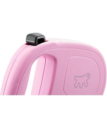 Ferplast Flippy One Dog Leash - Roller Leash for Small Dogs Up to 12 kg 4.5 m Cord One-Button Lock Purple & Pink | International Shipping - Buy Online on SooperMarket.com