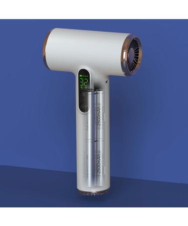 Professional Hair Dryer Powerful Fast Drying Hairdryer with 3 Speeds Heating Rechargeable for Women Kids Home Travel - Buy Online on SooperMarket.com