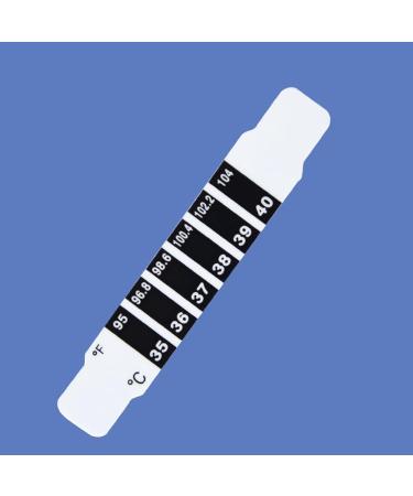 10Pcs Forehead Thermometer Strips for Infants Babies Kids Adults Checking Fever Temp Reusable Travel Thermometers Forehead Thermometer Strips for Kids Adults Baby Forehead Thermometer Strips - Buy Online on SooperMarket.com