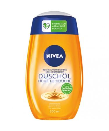 6 x NIVEA Natural Oil Shower Oil - for dry skin - 200ml