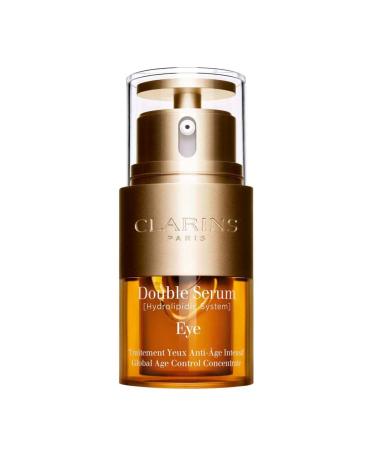 Clarins Double Serum Eye | Anti-Aging Eye Treatment | Visibly Smoothes, Firms, Hydrates and Revitalizes For More Youthful-Looking Eyes In Just 7 Days* | 13 Plant Extracts, Including Turmeric | 0.6 Oz