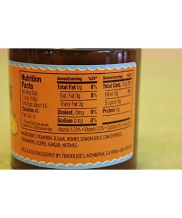 Trader Joe's Pumpkin Butter - 2 Jars, 10 Ounces Each - Buy Online on SooperMarket.com