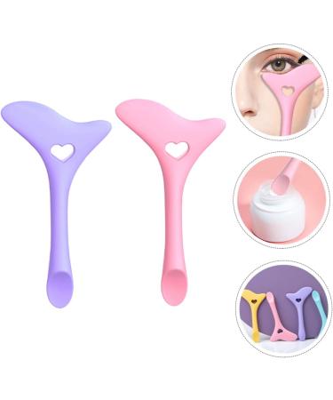 PLAFOPE 2 Pcs Eyeliner Lipstick for Women Makeup Mascara Mascarades for Women Eyeliner Applicator Eyeliner Makeup Tools Eyelash Shield Applicator Guard Eye Cosmetics Simple - Buy Online on SooperMarket.com