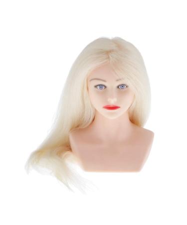Human Hair Braiding Display Doll with Jewelry - Perfect Toy Model for Kids | Beige - Buy Online on SooperMarket.com