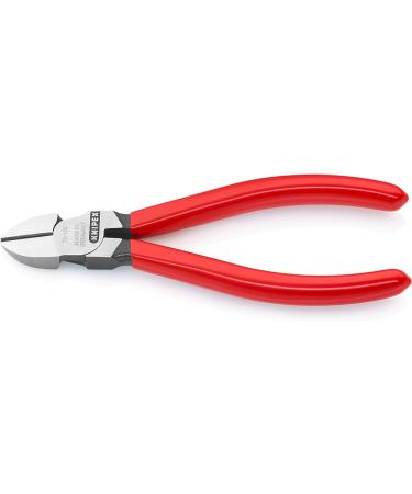 Knipex Diagonal Cutter black atramentized plastic coated 140 mm 70 01 140 Grips Plastic Coated Red 140 mm atramentized standard packaging