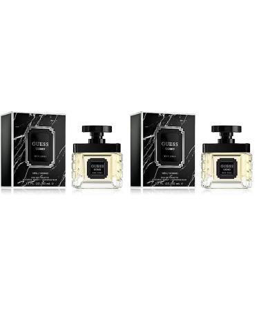 GUESS UOMO Eau de Toilette 1.7 Fl Oz (Pack of 2) Eau de Toilette 1.70 Fl Oz (Pack of 2)