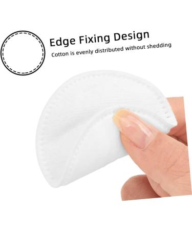 FRCOLOR 300 Pcs Reusable Cotton Rounds | Thick Overlock Face Pads & Nail Polish Remover | Eco-Friendly Non-Woven Travel Pads - Buy Online on SooperMarket.com