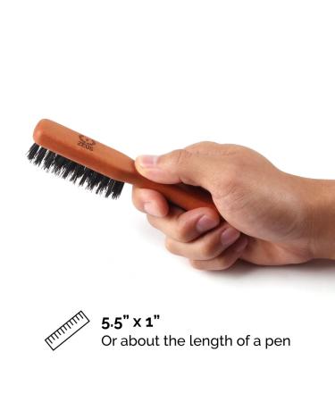 ZEUS 100% Boar Bristle Beard and Moustache Brush - Made in Germany - Soft/Medium Bristles - J92 - Buy Online on SooperMarket.com