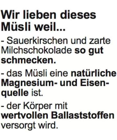 Seitenbacher Muesli Hab Dich Lieb I Whole Grain Cereals I Sour Cherries I Milk Chocolate I Cornfrlakes I 3 x 600 g 600.00 g (Pack of 3) 600.00 g (Pack of 3) - Buy Online on SooperMarket.com