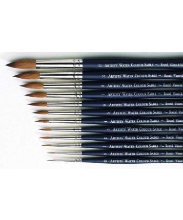 Winsor & Newton Professional Watercolor Sable Brush-Round #00 - High-Quality Watercolor Brush - Buy Online on SooperMarket.com