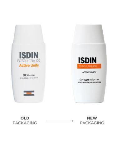 ISDIN FotoUltra Active Unify SPF 50+ - Triple Brightening Sunscreen for All Skin Types 50ml - Buy Online on SooperMarket.com