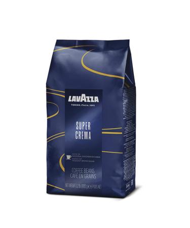 Lavazza Super Crema Whole Bean Coffee Blend, Medium Espresso Roast, Authentic Italian,Produced in a nut-free facility center, Mild and creamy with notes of hazelnuts and brown sugar, 2.2LB (Pack of 1) 2.2 Pound (Pack of 1)