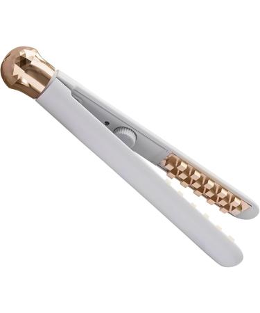 Gold Hair Crimper Iron with 15s Fast Heating