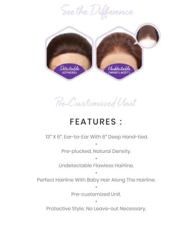 Sensationnel Cloud 9 WHAT LACE 13x6 Wig - Hand Tied Synthetic Hair Illusion Lace Frontal - Audry - Buy Online on SooperMarket.com