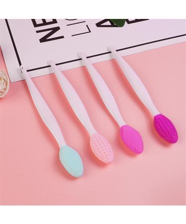 Silicone Double Sides Nose Exfoliator Blackhead Removal Head Face Cleaning Brush Durable and Practical - Buy Online on SooperMarket.com