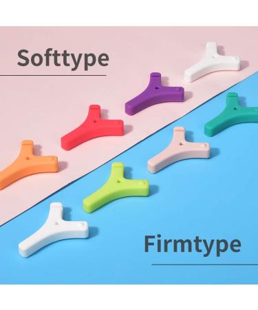 Y-Kelin Y-Shaped Aligner Chewies for Invisalign Trays Aligner Trays Seater- Teeth Chewies for Orthodontic (Green+White soft) - Buy Online on SooperMarket.com