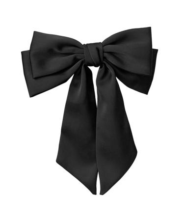 Gogogmee Bow Hairpin Ribbon for Hair Bow Hair Clips Hair Ribbon Bow Barrettes for Women Bows for Women Hair Ribbons for Women Barrettes for Thick Hair Women Hair Bows Ponytail Clip