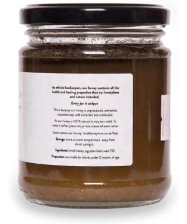Local Honey Man Blackseed Infused Honey 340 g - Buy Online on SooperMarket.com