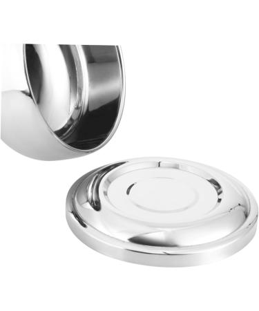 Angoily 2-Piece Foam Shell Shaving Bowl Set - Bamboo Soap Dish with Lid for Men - Premium Razor Shell for Effortless Shaving Foam - Buy Online on SooperMarket.com