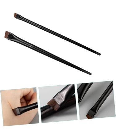 Healeved 6 Sets Eyeliner Brush Makeup Brush Multi Function Eyebrow Brush Ear Wood Black - Buy Online on SooperMarket.com