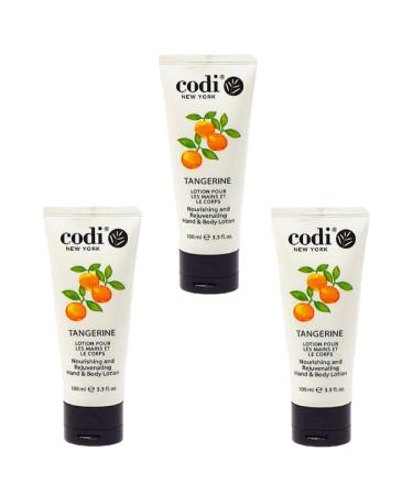 Codi Nourishing Hand & Body Lotion 100ml/3.3 oz - TANGERINE - Pack of 3 - Buy Online on SooperMarket.com