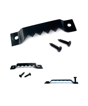 Heavy Duty Sawtooth Picture Hangers Supports 50 lbs 50 Pack Heavy Sawtooth Hangers with Screws Picture Hanging Solutions for Hanging Canvas Photos Frame Clock Paintings Artwork Heavy Sawtooth - 50 Pack