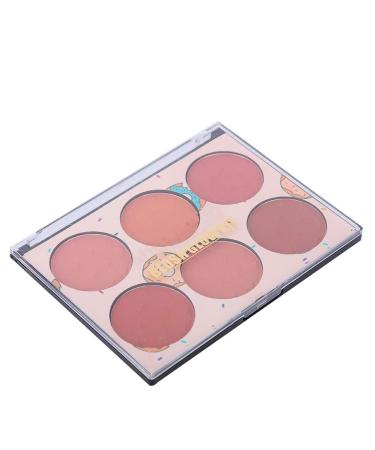 6 Colors Rouge Palette - Long-lasting Waterproof Blush for All Occasions | Multi-functional Face Make-Up | No Irritation Blush 1 Piece - Buy Online on SooperMarket.com