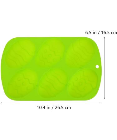 DECHOUS 1pc Easter Egg Cake Mold Mousse Cake Silica Gel 3D Household 26.5X16.5CM Green - Buy Online on SooperMarket.com