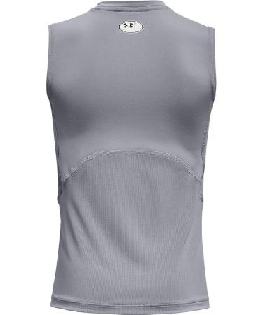 Under Armour Boys' HeatGear Sleeveless T-Shirt - Steel/Black - Medium - Buy Online on SooperMarket.com