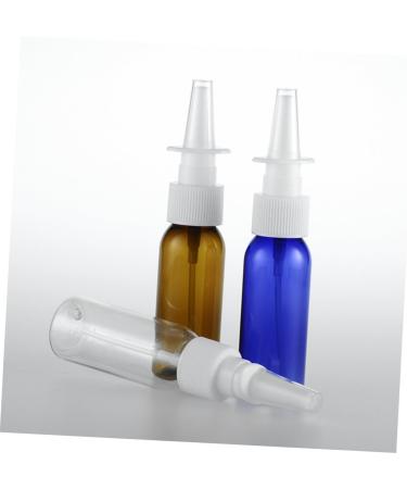 FOMIYES 10pcs Plastic Spray Bottles Set - Cosmetic, Nasal Wash, Lotion Pump, 13x2.5cm Transparent Blue Glass - Buy Online on SooperMarket.com