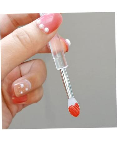 4 Pcs Silicone Lip Brushes - Portable Lipstick Applicator Wands & Mini Lip Scrub Brush for Gloss | International Shipping - Buy Online on SooperMarket.com