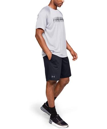 Under Armour Men's Tech Mesh Shorts Large Black/Pitch Gray-001 | Lightweight & Breathable Shorts - Buy Online on SooperMarket.com