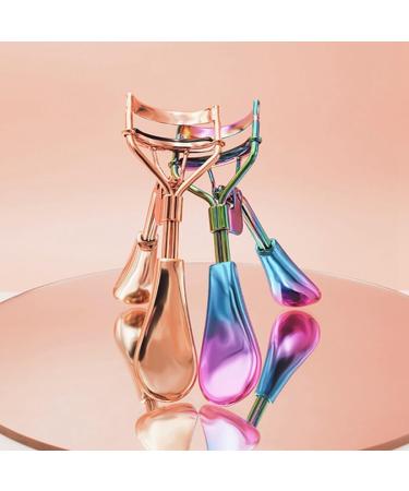 Professional Lightweight Non-Slip Silicone Eyelash Curler - Long Lasting & Portable Makeup Tool for Flawless Lashes - Buy Online on SooperMarket.com