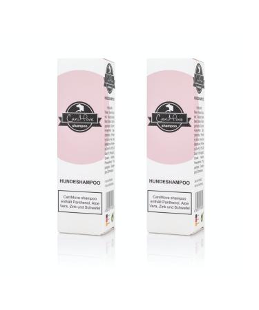 Canimove dog shampoo (2 bottles A 250 ml) |Clean care for and calm down skin and fur |The shampoo for all skins |Quality from Germany ||ecologically packaged 500 ml (2 x 250)