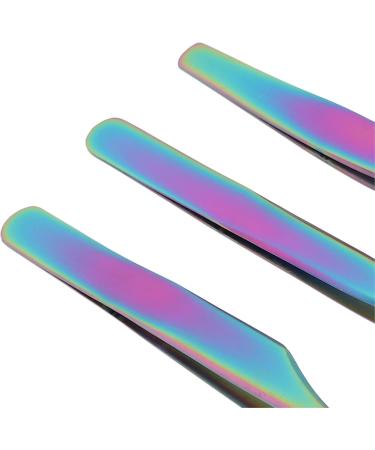 Herchr 3PCS Tweezers Set for Eyelash Extensions | Stainless Steel Straight & Curved Precision Tools - Buy Online on SooperMarket.com