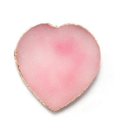 Bodhi2000 Resin Nail Art Palette Heart Shaped Nail Polish Color Mixing Gel Nail Polish Holder for Manicure Salon Pink Heart Heart Rose
