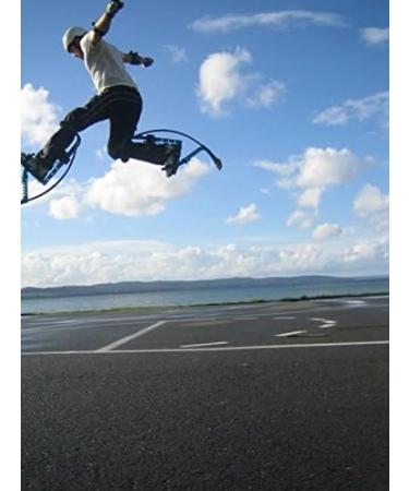 Skyrunner 2018 New Model Jumping Stilts POGO Stilts Kangaroo Shoes Bouncing Spring Stilts Men Women Fitness Exercise Black Load Weight:90-100KG/198-220LBS - Buy Online on SooperMarket.com