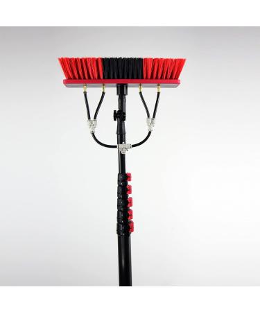 photovoltaic cleaner window cleaning pole Window Cleaning Pole Water Fed Telesbrush Photovoltaic Panel Cleaning Tool Brush Head for Cleaning Photovoltaic and Other Cleaning Activities-18Ft/ 30Ft - Buy Online on SooperMarket.com