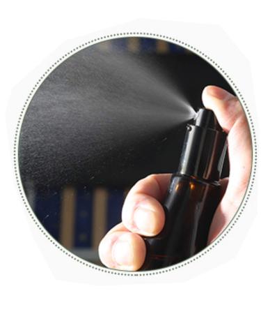 Empty Refillable Amber Glass Spray Bottles 100ml - Black Atomizer & Dust Cap for Cosmetics Perfumes & Essential Oils | International Shipping - Buy Online on SooperMarket.com