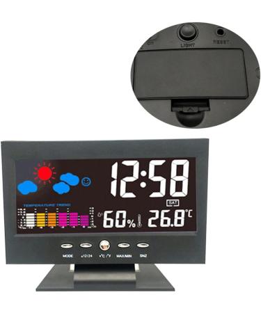 Healeved 3 Pcs Digital Clocks Creative Clock Multifunctional Clock Stylish Clock Time Display Clock Led Digital Display Size 1x3pcs - Buy Online on SooperMarket.com