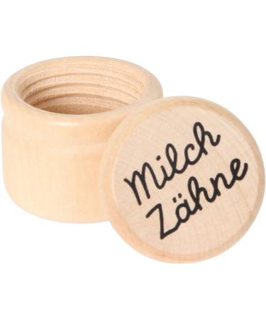 GOKI GK202 Wooden Milk Tooth Box | Eco-Friendly Keepsake for Baby Teeth | International Shipping Available - Buy Online on SooperMarket.com