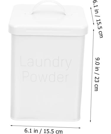 1 Set Washing Storage Bucket Laundry Laundry Dispenser Organizer Bucket 23X15.5CM White - Buy Online on SooperMarket.com