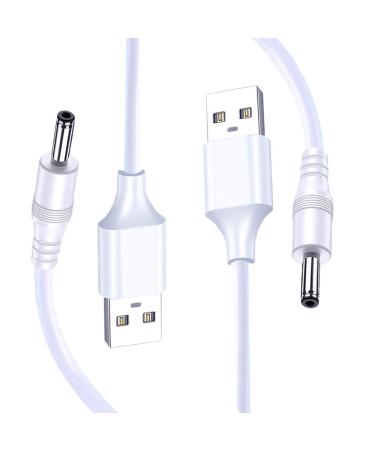 2 Pack Replacement Charger Cord for FOREO Luna Series Facial Cleanser Luna/Luna 2 / Luna Mini 2 / Luna go/Luna Luxe Fairywill/KIPOZI Sonic Electric Toothbrush Replacement USB Charger Cable