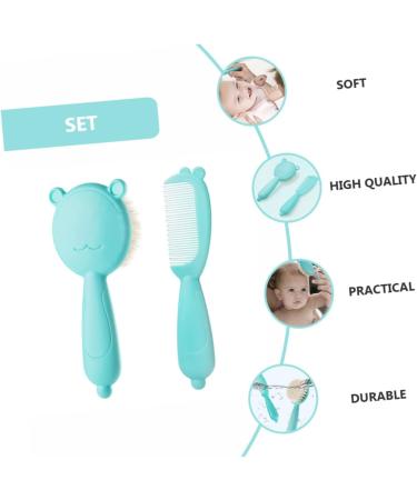Kisangel 3-Piece Toddler Scalp Comb Cap Brush Set - Baby Bath and Shampoo Safety Tools - Buy Online on SooperMarket.com