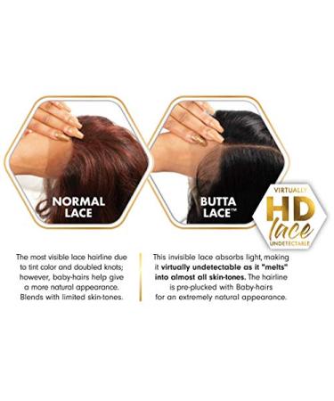 Sensationnel Butta Lace Front Wig - Natural Pre-Plucked HD Transparent Lace - BUTTA Unit 8 (1B) - Buy Online on SooperMarket.com
