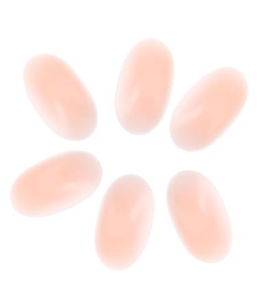 JECOMPRIS 3 Pairs shoulder pads for silicone shoulder push-up pads invisible shoulder pads 3.5X7.5X13CM Pink